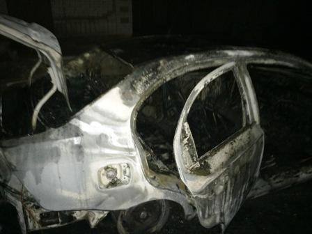 На Вінниччині вщент згорів автомобіль
