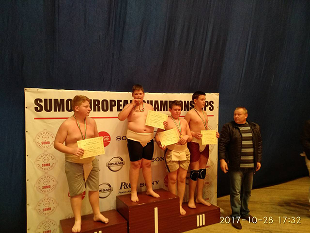 На чемпіонаті Європи з сумо вінничани здобули 11 медалей