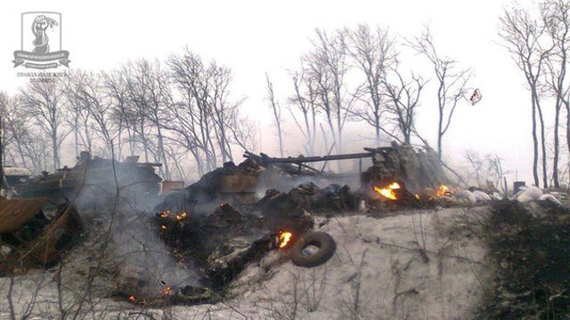 Українські військові під Дебальцевим знищили 14 ворожих танків