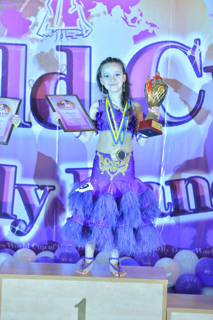 Дарія Яринчак здобула першість на чемпіонаті Кубка світу зі східних танців (World Cup off Bеlly Dance)