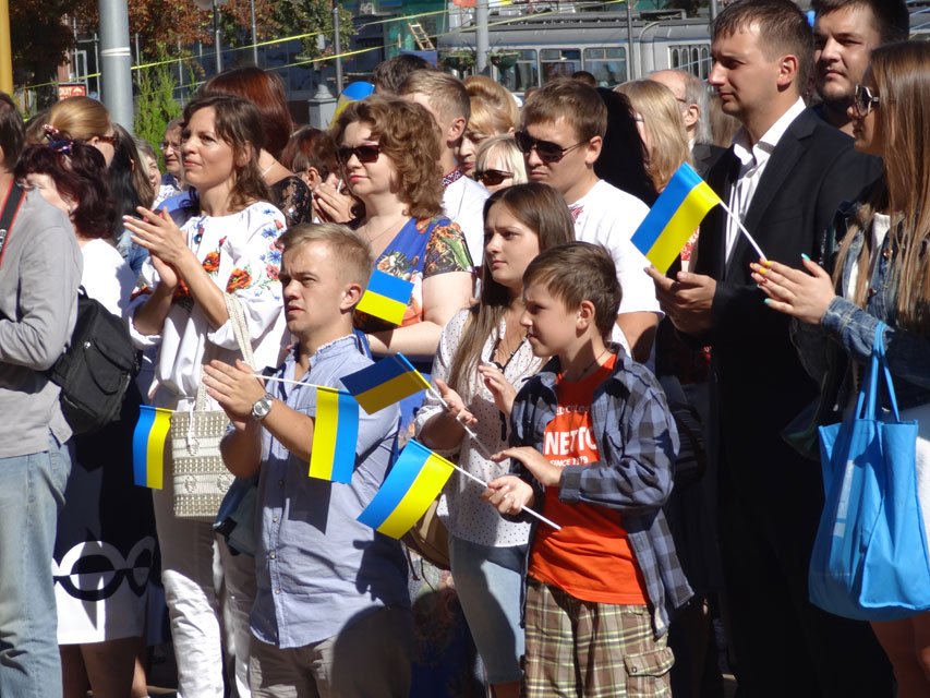 Вінничани відзначають День Державного Прапора України