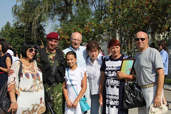 Вінницькі міліціонери повернулись із зони АТО до своїх родин