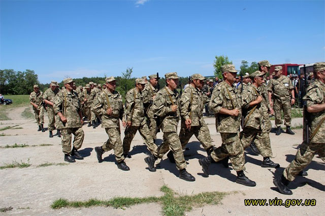 На полігоні поблизу Гайсина тривають командно-штабні навчання з територіальної оборони