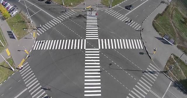 На трьох перехрестях Вінниці планують облаштувати перші в Україні діагональні пішохідні переходи