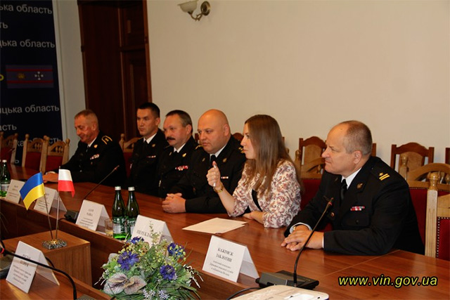  Польські рятувальники приїхали до Вінниці, аби ознайомитися із роботою своїх вінницьких колег