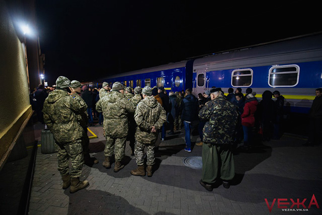 До Вінниці прибув волонтерський потяг «Труханівська Січ».