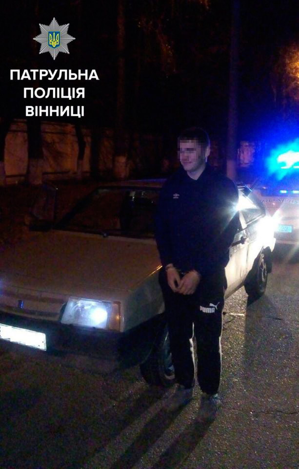 Вінничанин "попався" поліцейським із повним багажником крадених автоакумуляторів