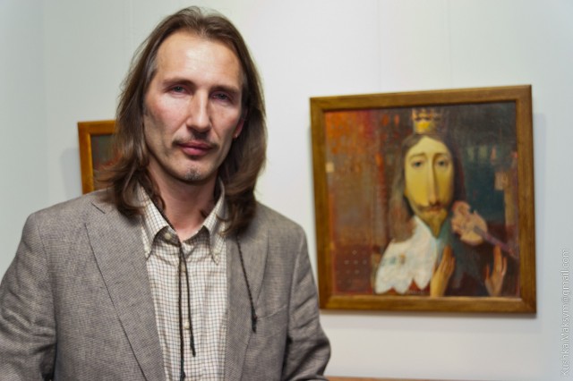Олександр Антонюк на персональній виставці в "ІнтерШик" у 2012 році