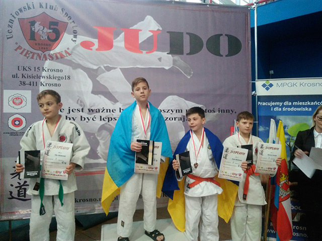 Вінничани привезли три "золота" та одну "бронзу" з міжнародного турніру з дзюдо