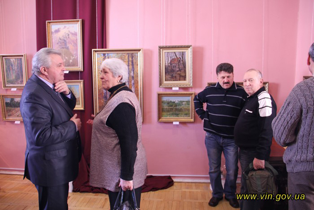 В обласному художньому музеї урочисто відкрилась виставка робіт Заслужено художника України, Григорія Зорика