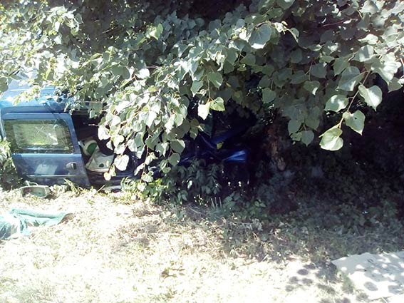 В Немирівському районі "Опель" в'їхав у дерево, двоє людей загинуло