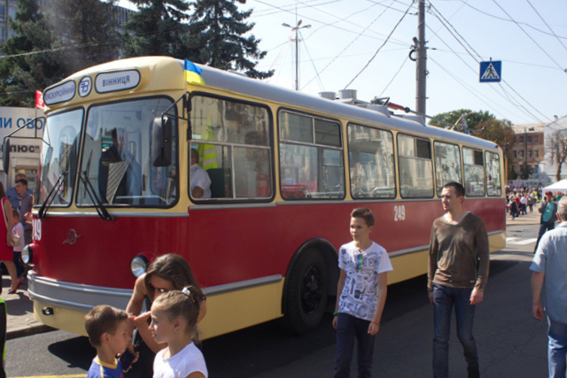 У Вінниці відновили раритетний тролейбус 60-тих років