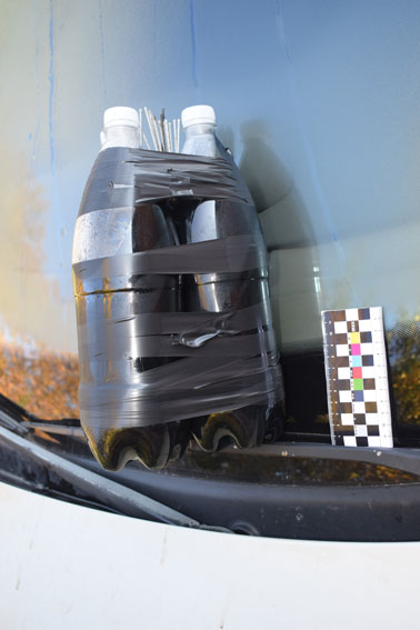 У Вінниці вибухотехніки знешкодили небезпечний предмет, який невідомі залишили на капоті авто