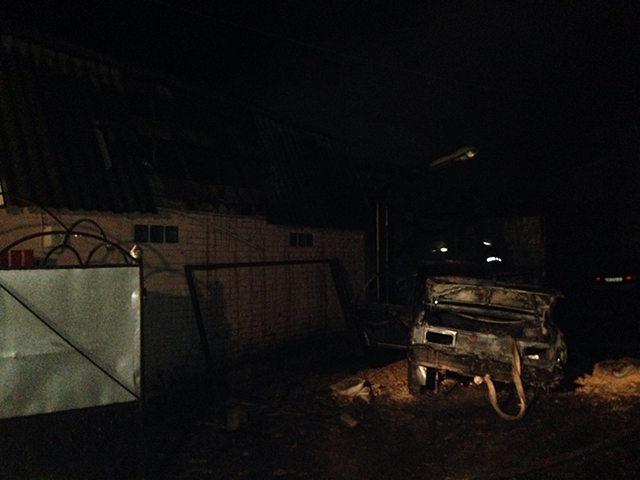 В Козятинському районі через загорання авто двоє людей потрапили до лікарні