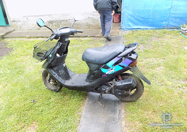 У Вінницькому районі поліцейський собака розшукав викрадений скутер