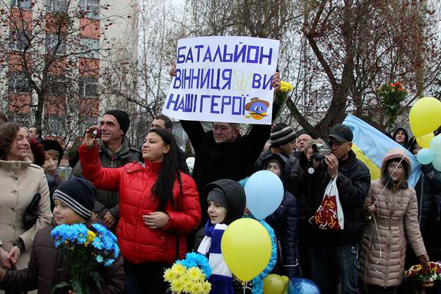 Вінницькі правоохоронці, які повернулись із зони АТО, вірять, що Україна у кожного в серці
