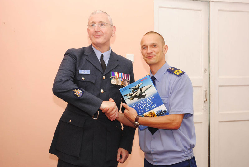 Вінницю відвідали представники сержантського корпусу королівських військово-повітряних сил Велокобританії