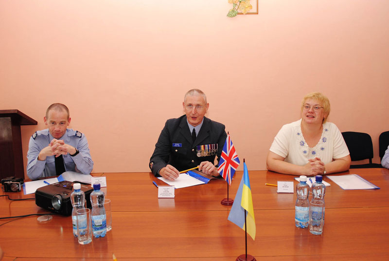 Вінницю відвідали представники сержантського корпусу королівських військово-повітряних сил Велокобританії