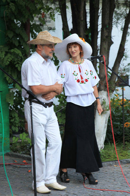 Михайло Коцюбинський з дружиною Вірою Устимівною