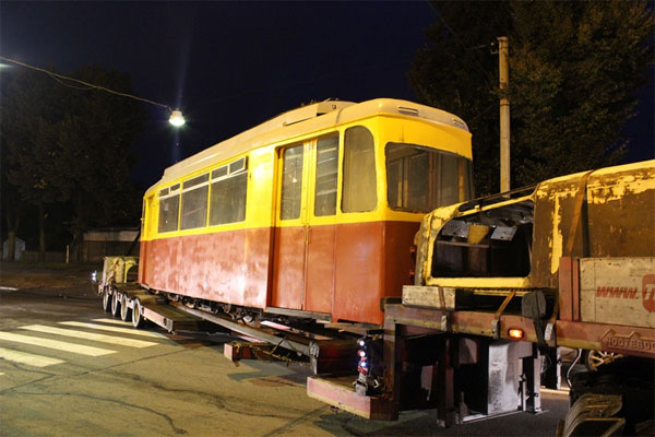 трамвай Gotha T-57 прибув з Євпаторії до Вінниці
