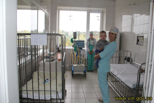 відділення анестезіології та інтенсивної терапії Вінницької обласної дитячої лікарні