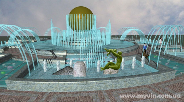 Майбутній фонтан у Запоріжжі