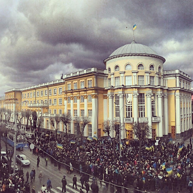 мітинг за Євроінтеграцію у Вінниці