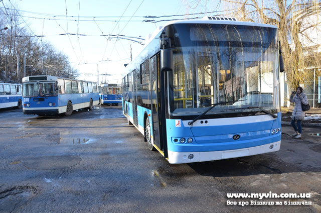 У Вінниці презентували перший із 40-ка очікуваних нових тролейбусів «Богдан»
