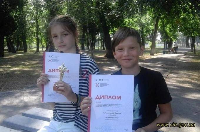 Юні вінничани  стали лауреатами Всеукраїнського фестивалю дитячого кіно та телебачення