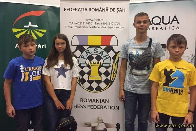 Юні вінницькі шахісти здобули призові місця на Міжнародному шаховому турнірі в  Румунії