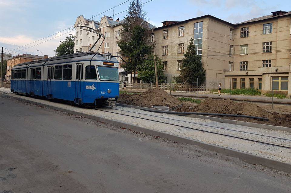 У зв’язку з ремонтом вул. Замостянської рух трамваїв з 22:00 до 5:30 протягом трьох ночей буде призупинено