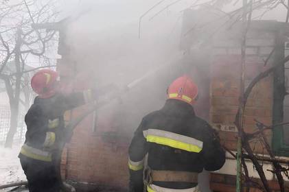 У Вінниці вогнеборці 20 хвилин гасили пожежу 