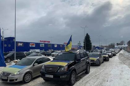 У неділю вінницькі водії влаштували протест проти законопроекту №2695