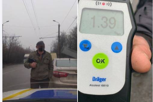 На Чехова поліція зупинла п'ного водія 

