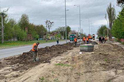 На Сабарівському шосе у Вінниці триває капремонт 

