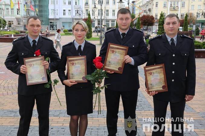 У Міській раді відзначили поліцейських, які розкрили вбивство Віталії Плахотнюк
