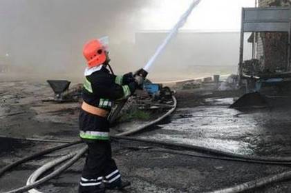 У Вінниці горіло складське приміщення
У Вінниці горіло складське приміщення