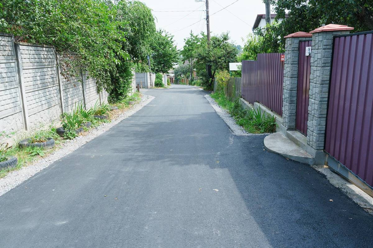 Від початку року на п’яти вулицях у приватному секторі Вінниці зробили нові дороги 

