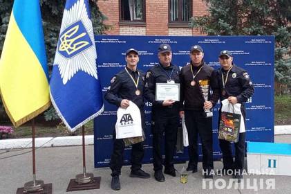 Вінницькі поліцейські - у трійці кращих у багатоборстві
