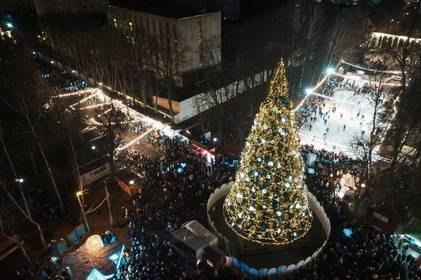 За версією Укрінформу вінницька ялинка найкраща
