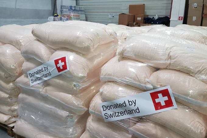Сергій Моргунов: «Швейцарія передала Вінниці першу партію продовольства у рамках гуманітарної місії»