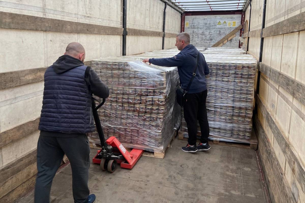 Сергій Моргунов: Нова партія продовольчої допомоги від Швейцарії - 11 тонн м'ясних консервів