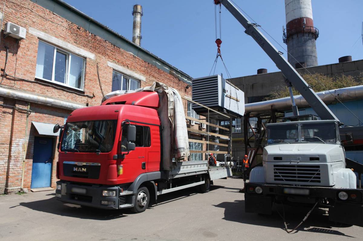 У Вінницю з Чехії передали потужний генератор для потреб критичної інфраструктури