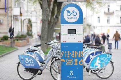 У Вінниці за два місяці роботи велопрокату велосипеди Nextbike брали в оренду понад 9100 разів