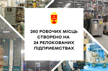 260 робочих місць створено на релокованих підприємствах – Сергій Моргунов
