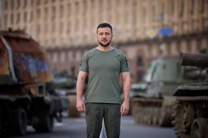 Володимир Зеленський привітав українців з Днем Незалежності України 