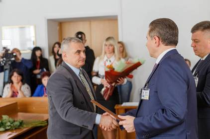 У міській раді вінницьких воїнів привітали з Днем захисника України