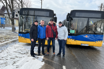 Звільнена Балаклія отримала від Вінниці другий автобус Звільнена Балаклія отримала від Вінниці другий автобус