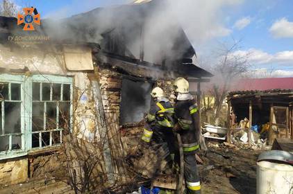 На Вінниччині сталася пожежа у приватному будинку