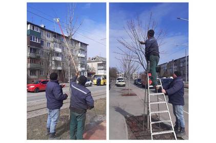 Працівники «Вінницязеленбуд» розпочали весняні роботи 